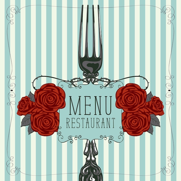 couverture du menu du restaurant