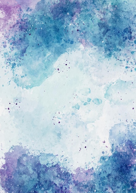 couverture de fond aquarelle