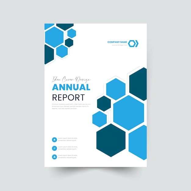 Couverture de livre d'affaires Modèle de conception de Flyer d'entreprise