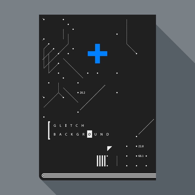 Couverture De Livre Avec Design Géométrique