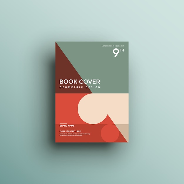 Couverture de livre avec des formes géométriques
