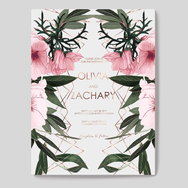 Vecteur une couverture de livre pour le mariage des mariés.