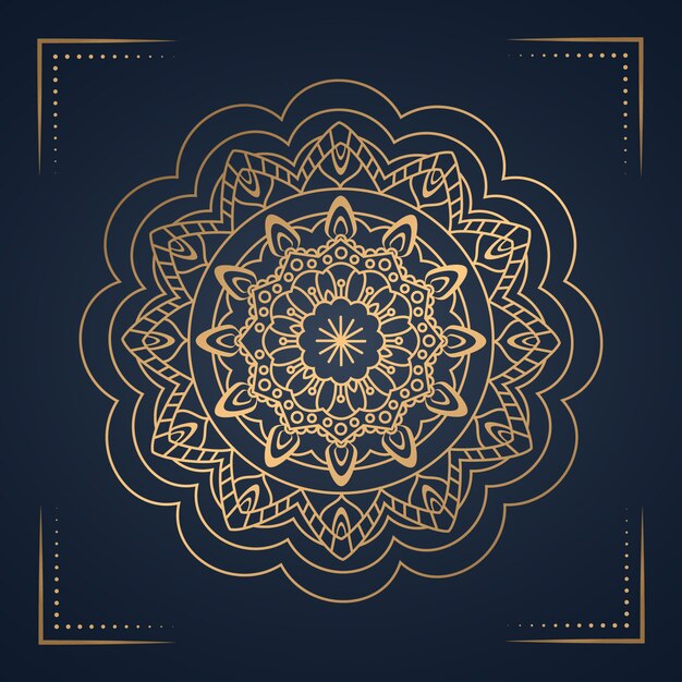 Couverture De Mandala De Luxe