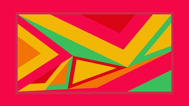 Couverture minimale ou bannière abstraite colorée avec n'importe quel motif de formes