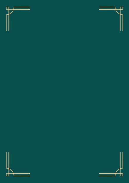 Vecteur une couverture verte avec une bordure verte