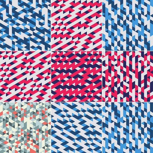 Couvrir avec un motif géométrique dans une palette de couleurs terre en sourdine