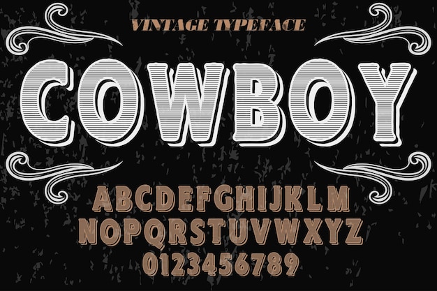 Cow-boy Alphabet