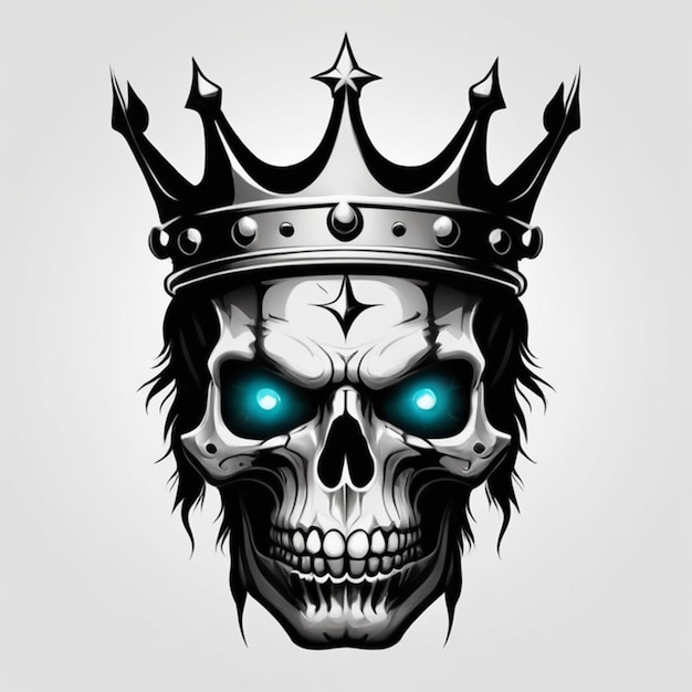 Crâne avec couronne de rois