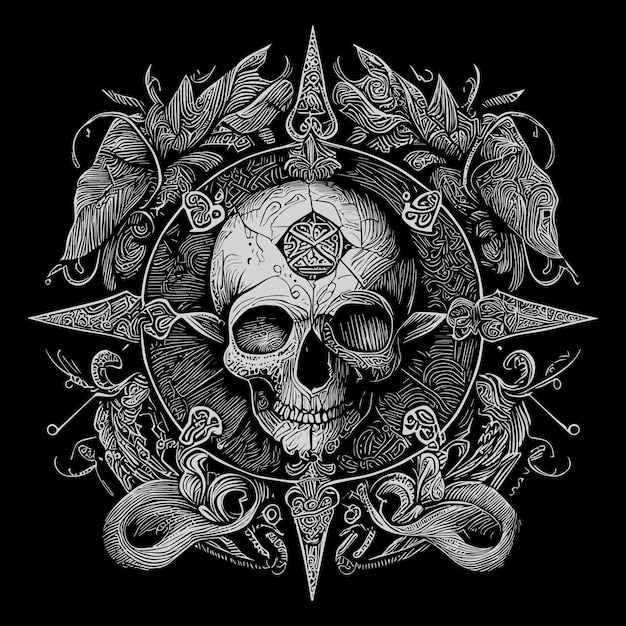 le crâne de pirate est un symbole du monde anarchique et dangereux de la mort, du danger et de la rébellion des pirates