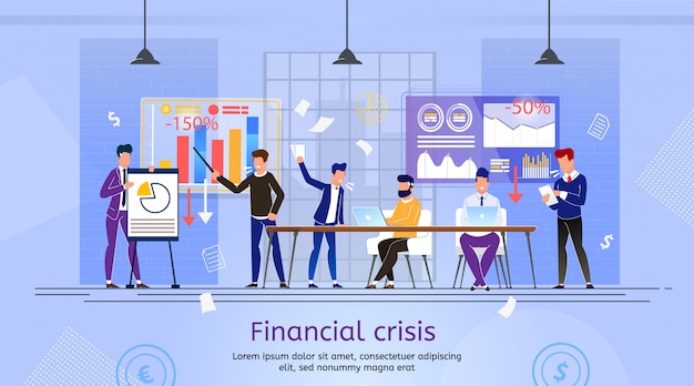 Crash d'entreprise dans la crise financière