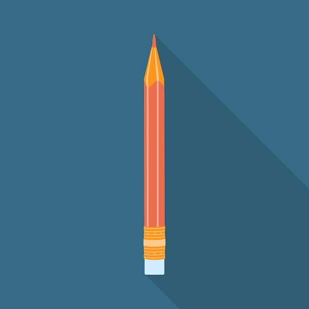 Crayon sur l'icône du stand Illustration vectorielle