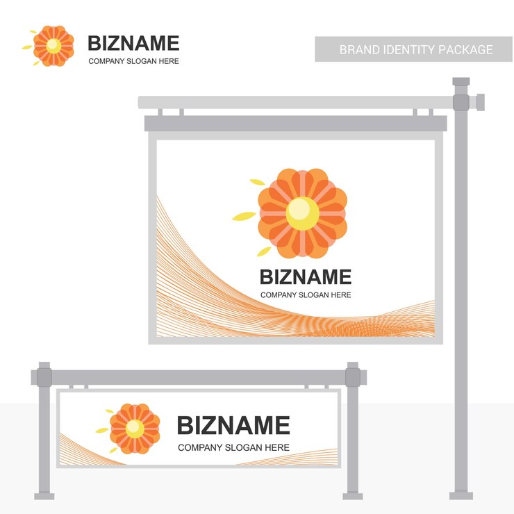 Vecteur création de bannière publicitaire