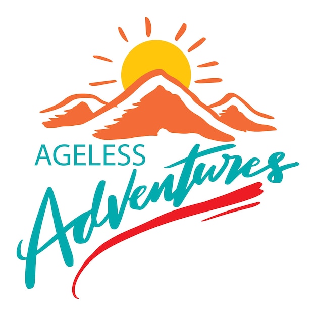 Création De Concept De Logo D'aventure Sans âge.