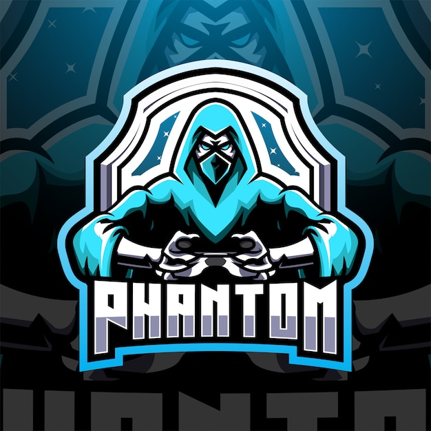 Création Du Logo De La Mascotte Phantom Esport