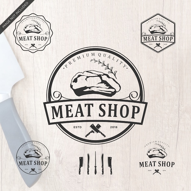 Création du logo MeatShop