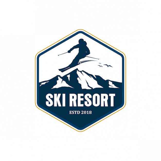 Création Du Logo De La Station De Ski
