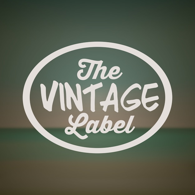 Création d'étiquettes rétro et vintage