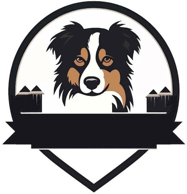 Création d'icône de logo de chien