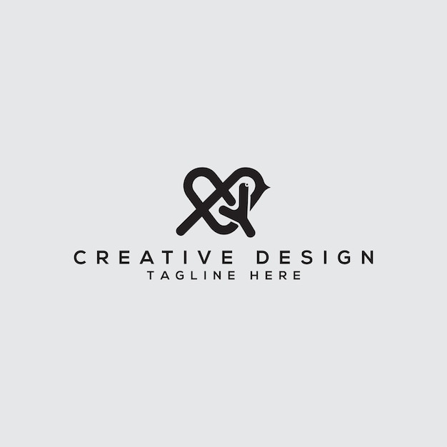 Création D'icône Logo Lettre Initiale Y Oiseau Créatif