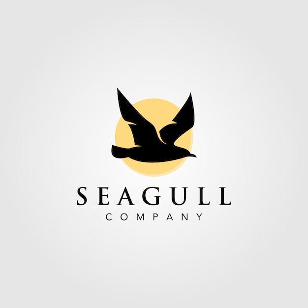 Création D'illustration Logo Seagull