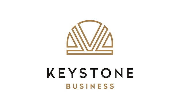 Création Initiale Du Logo K Et Keystone