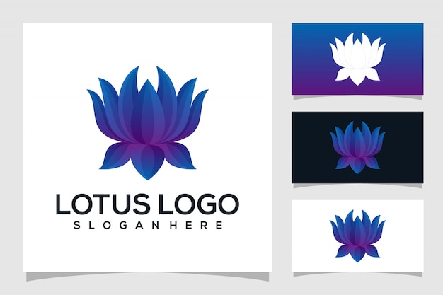 Création De Logo Abstrait Lotus