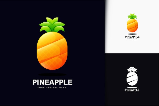 Création De Logo Ananas Avec Dégradé