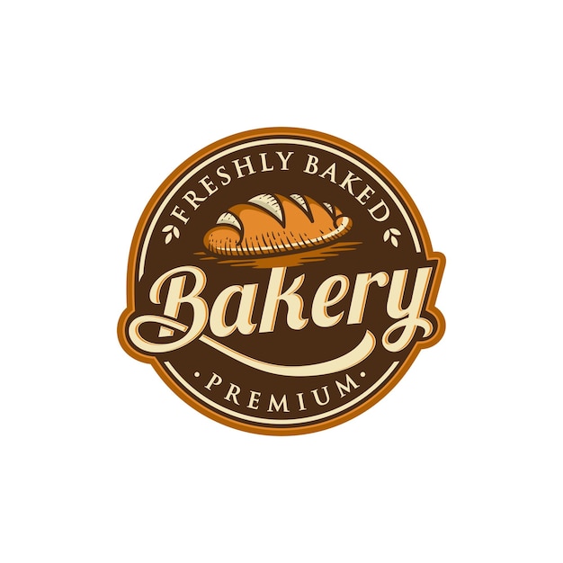 Vecteur création de logo de boulangerie