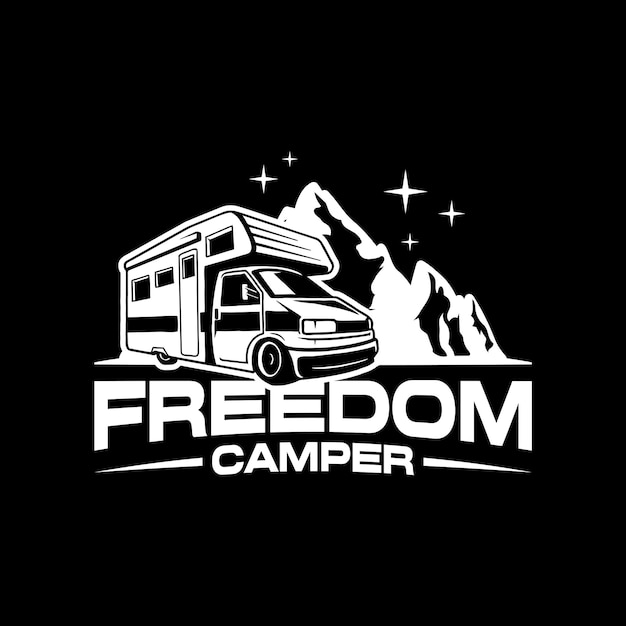 Création De Logo De Camping-car Freedom