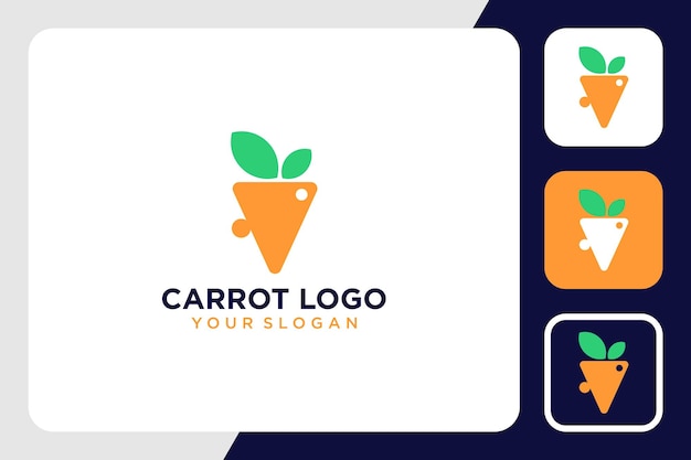 Création De Logo Carotte Avec Inspiration Lapin