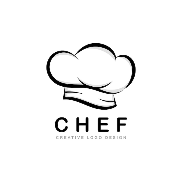 Vecteur création de logo de chef