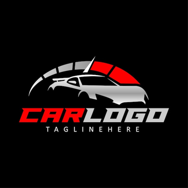 Création De Logo De Concept Premium De Garage De Voiture