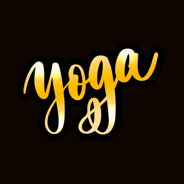 Création De Logo De Concept De Studio De Yoga.