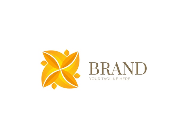 Création De Logo De Coopération Logo Fleur D'oranger