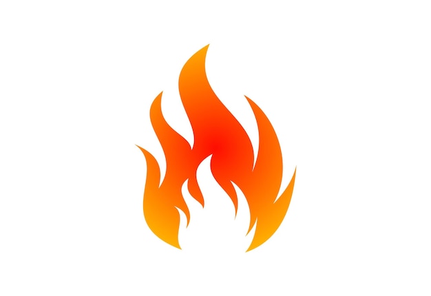 Création de logo Creative Fire Flame Concept de design vectoriel