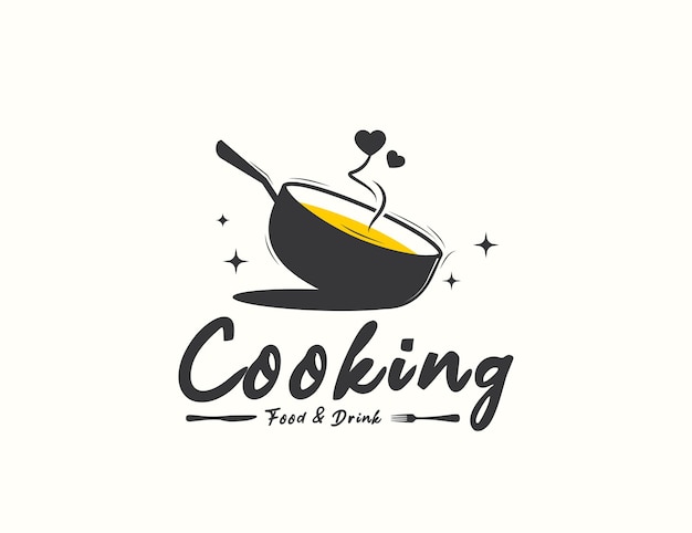 Vecteur création de logo de cuisine
