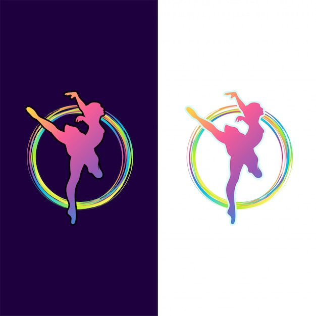 Création De Logo De Danse Coloré Génial