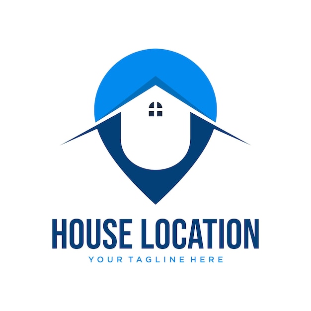 Création de logo d'emplacement de maison
