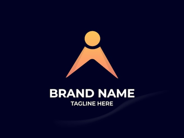 Création de logo d'entreprise moderne abstrait dégradé I initiales