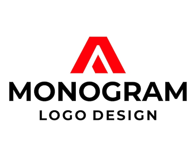 Création De Logo D'entreprise Monogramme Lettre A.