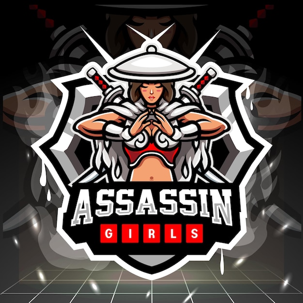 Création De Logo Esport Mascotte Assassin