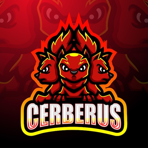 Création De Logo Esport Mascotte Cerberus