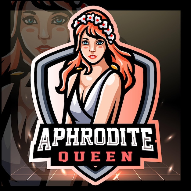 Création De Logo Esport Mascotte Grecque Aphrodite