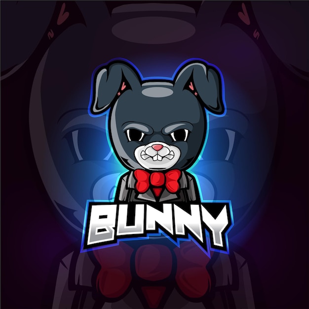 Création De Logo Esport Mascotte Lapin