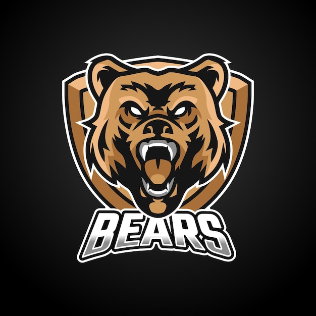 Création De Logo Esport Mascotte Ours