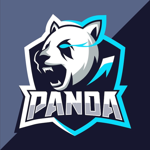 Création De Logo Esport Mascotte Panda