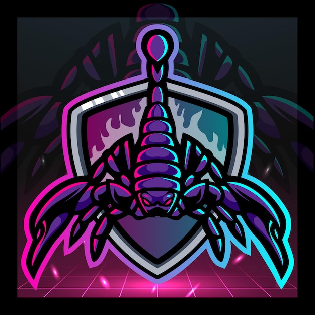 Création De Logo Esport Mascotte Scorpion