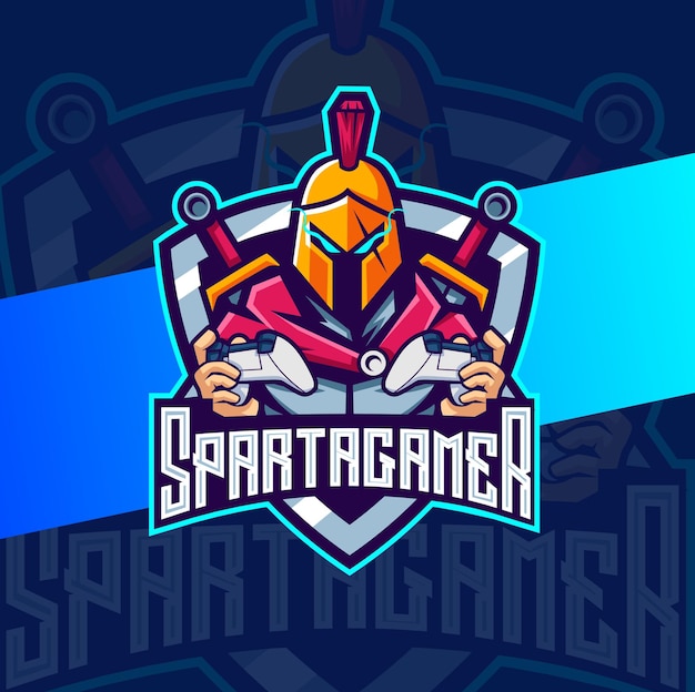 Création De Logo Esport Mascotte Spartiate