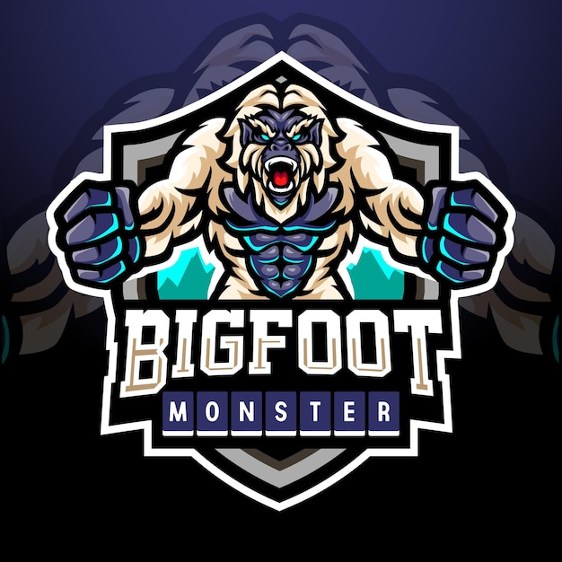 Création De Logo Esport Mascotte Yeti