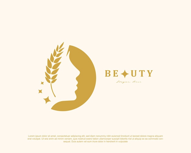 Création De Logo De Femmes De Beauté Rétro Vintage Pour Cosmétiques, Salon Et Autres